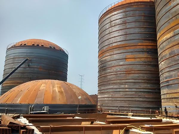 番阳镇焦粉钢板仓